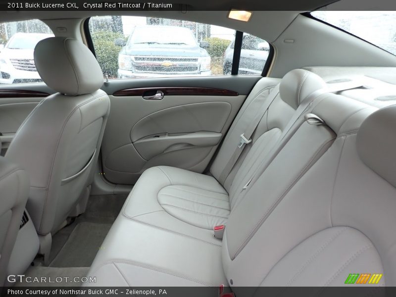 Crystal Red Tintcoat / Titanium 2011 Buick Lucerne CXL
