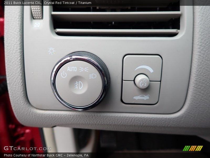 Crystal Red Tintcoat / Titanium 2011 Buick Lucerne CXL