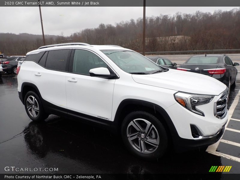 Summit White / Jet Black 2020 GMC Terrain SLT AWD