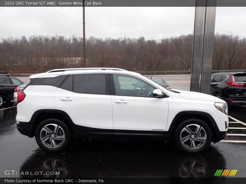 Summit White / Jet Black 2020 GMC Terrain SLT AWD