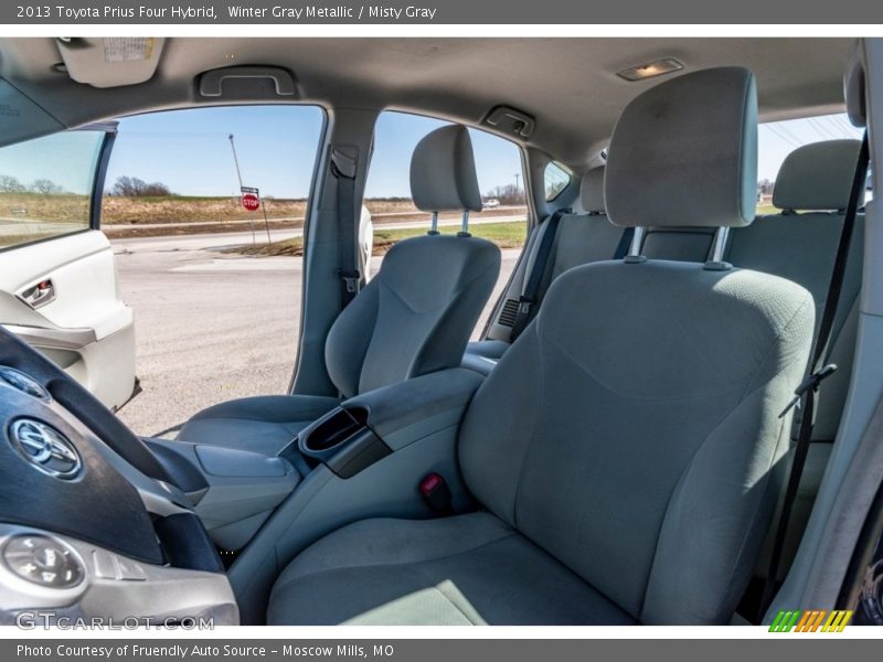 Winter Gray Metallic / Misty Gray 2013 Toyota Prius Four Hybrid