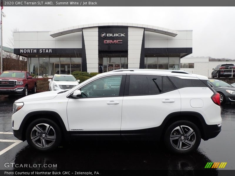 Summit White / Jet Black 2020 GMC Terrain SLT AWD
