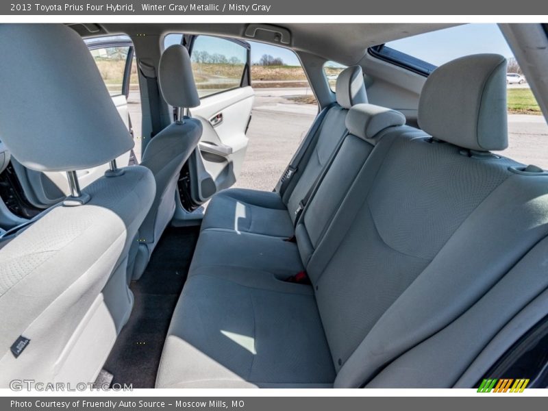 Winter Gray Metallic / Misty Gray 2013 Toyota Prius Four Hybrid