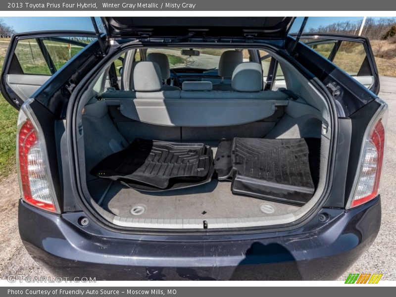 Winter Gray Metallic / Misty Gray 2013 Toyota Prius Four Hybrid