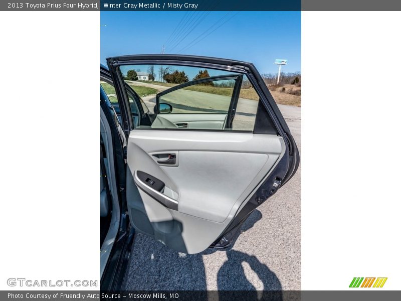 Winter Gray Metallic / Misty Gray 2013 Toyota Prius Four Hybrid