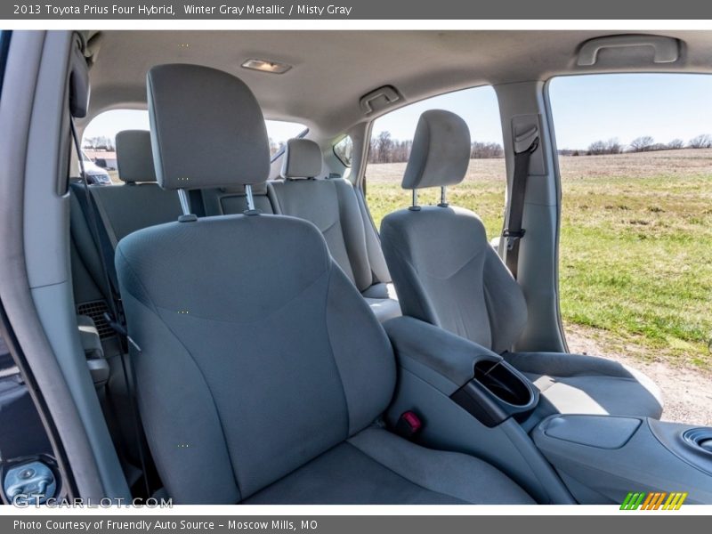 Winter Gray Metallic / Misty Gray 2013 Toyota Prius Four Hybrid