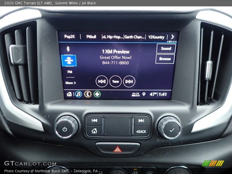 Summit White / Jet Black 2020 GMC Terrain SLT AWD