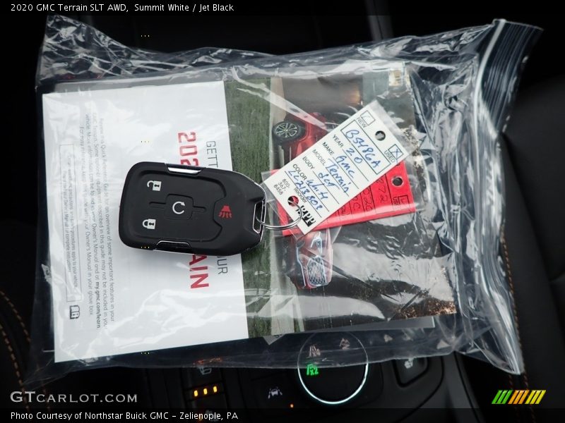 Summit White / Jet Black 2020 GMC Terrain SLT AWD