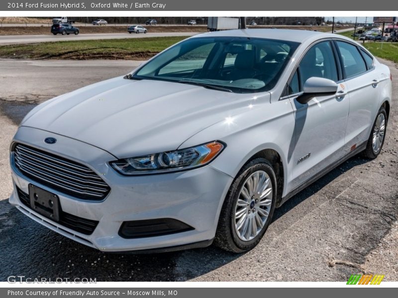  2014 Fusion Hybrid S Oxford White