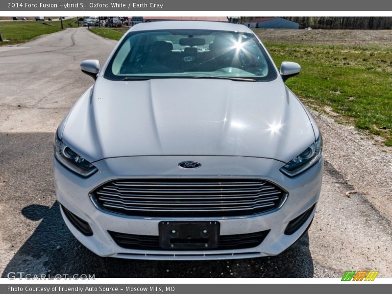  2014 Fusion Hybrid S Oxford White