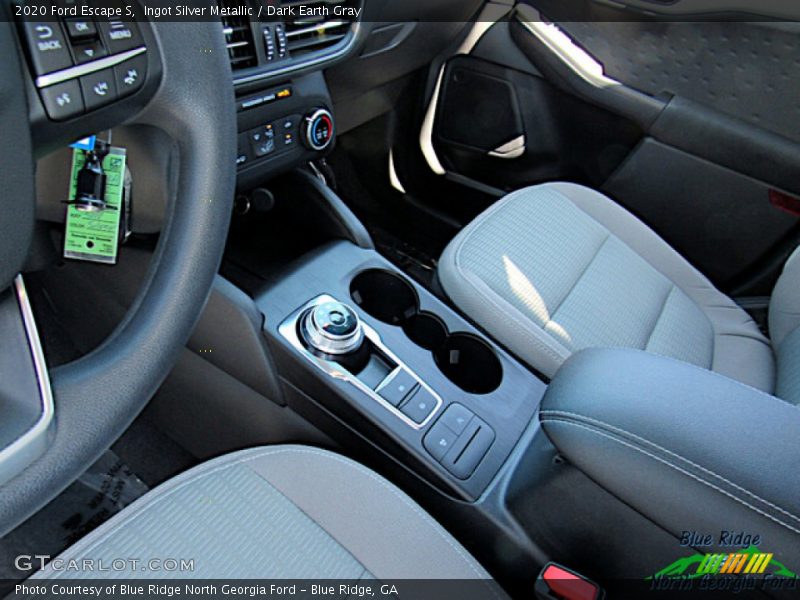 Ingot Silver Metallic / Dark Earth Gray 2020 Ford Escape S