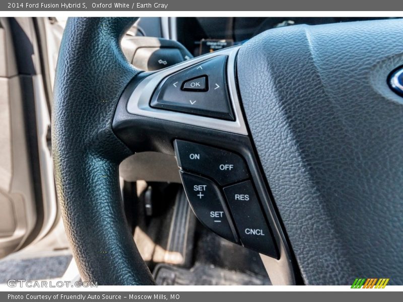  2014 Fusion Hybrid S Steering Wheel