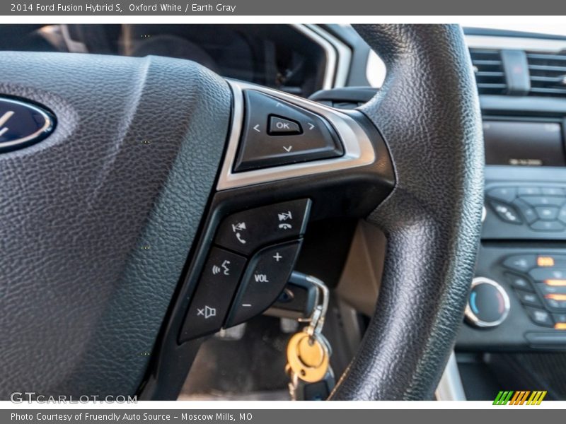  2014 Fusion Hybrid S Steering Wheel