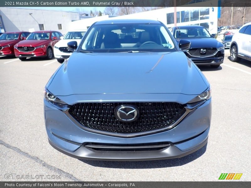 Polymetal Gray / Black 2021 Mazda CX-5 Carbon Edition Turbo AWD