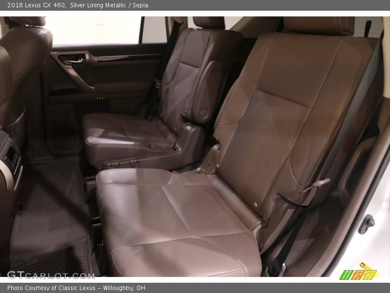 Silver Lining Metallic / Sepia 2018 Lexus GX 460