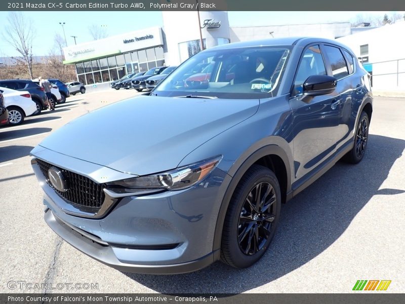 Polymetal Gray / Black 2021 Mazda CX-5 Carbon Edition Turbo AWD