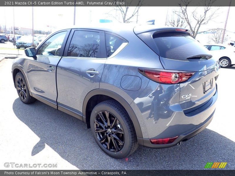 Polymetal Gray / Black 2021 Mazda CX-5 Carbon Edition Turbo AWD