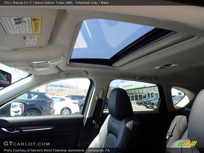 Polymetal Gray / Black 2021 Mazda CX-5 Carbon Edition Turbo AWD