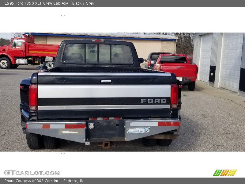 Black / Grey 1995 Ford F350 XLT Crew Cab 4x4