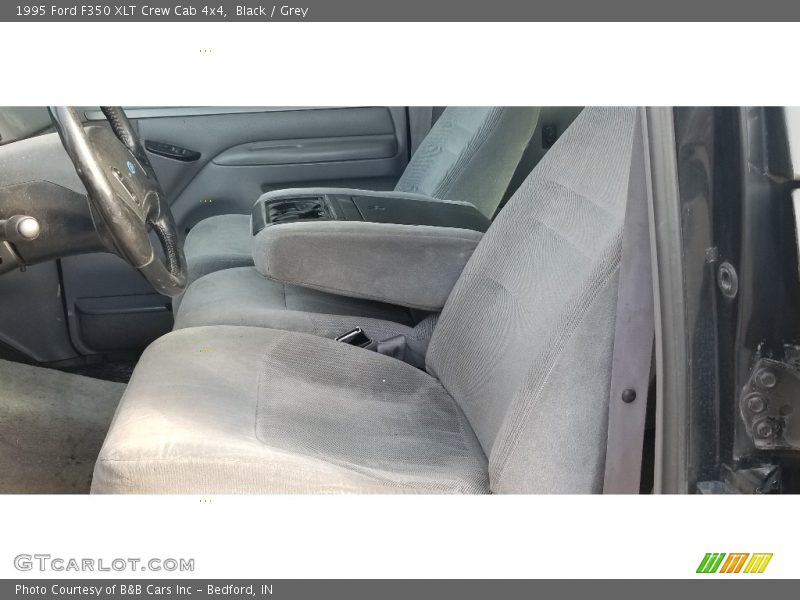 Black / Grey 1995 Ford F350 XLT Crew Cab 4x4