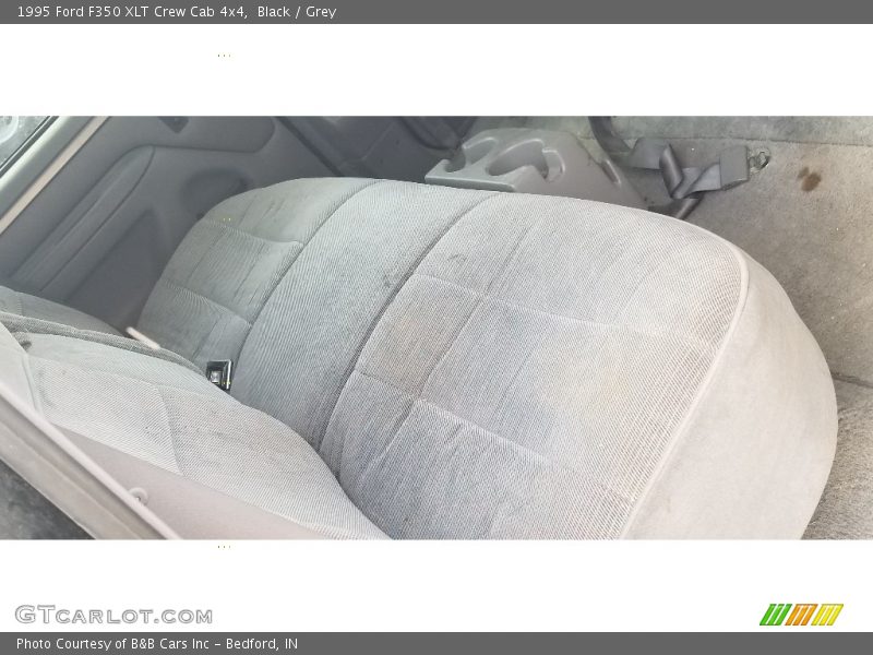 Black / Grey 1995 Ford F350 XLT Crew Cab 4x4