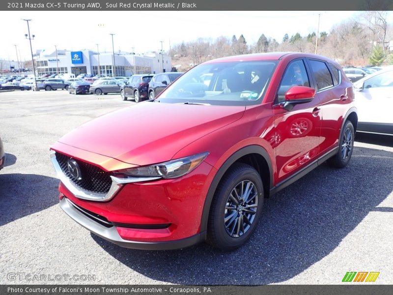 Soul Red Crystal Metallic / Black 2021 Mazda CX-5 Touring AWD
