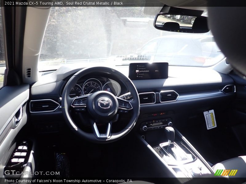 Soul Red Crystal Metallic / Black 2021 Mazda CX-5 Touring AWD