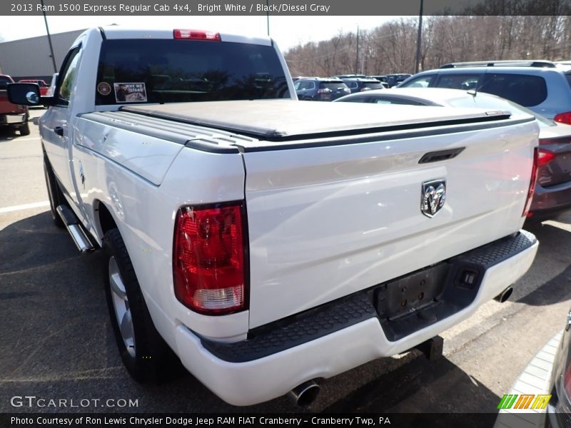 Bright White / Black/Diesel Gray 2013 Ram 1500 Express Regular Cab 4x4