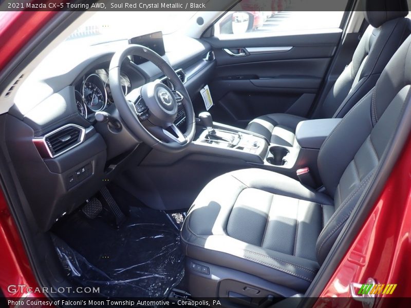 Soul Red Crystal Metallic / Black 2021 Mazda CX-5 Touring AWD
