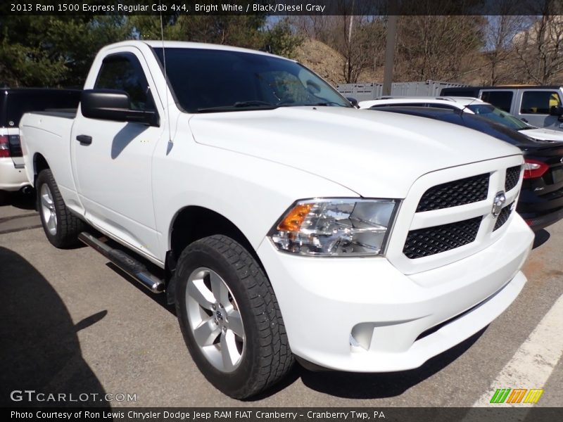 Bright White / Black/Diesel Gray 2013 Ram 1500 Express Regular Cab 4x4