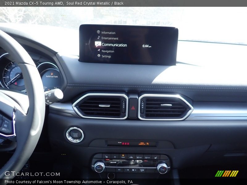 Soul Red Crystal Metallic / Black 2021 Mazda CX-5 Touring AWD