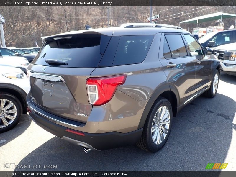 Stone Gray Metallic / Ebony 2021 Ford Explorer Limited 4WD