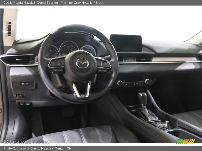 Machine Gray Metallic / Black 2018 Mazda Mazda6 Grand Touring
