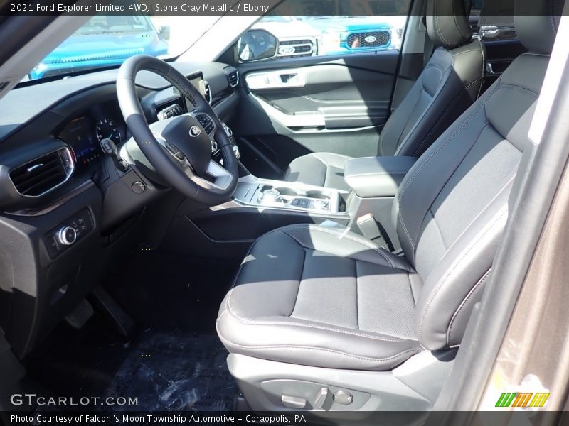 Stone Gray Metallic / Ebony 2021 Ford Explorer Limited 4WD