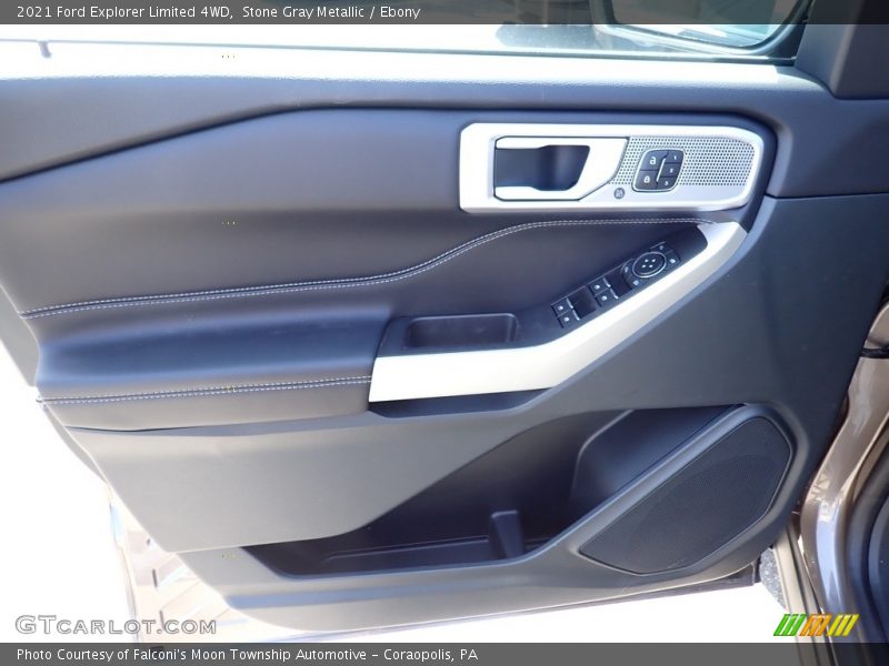 Stone Gray Metallic / Ebony 2021 Ford Explorer Limited 4WD