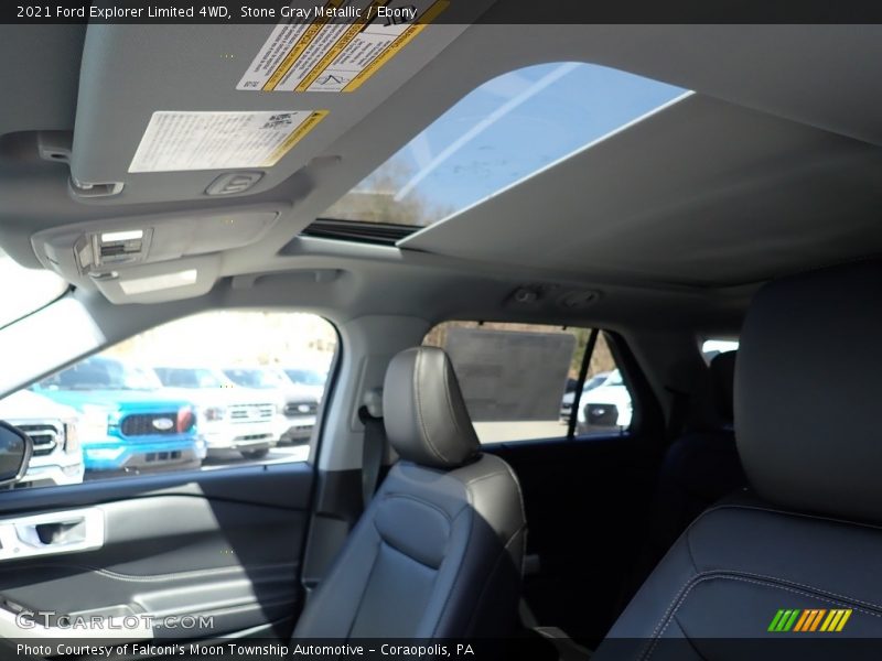 Stone Gray Metallic / Ebony 2021 Ford Explorer Limited 4WD