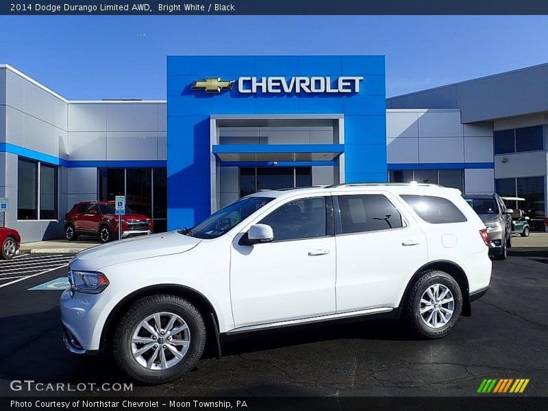 Front 3/4 View of 2014 Durango Limited AWD