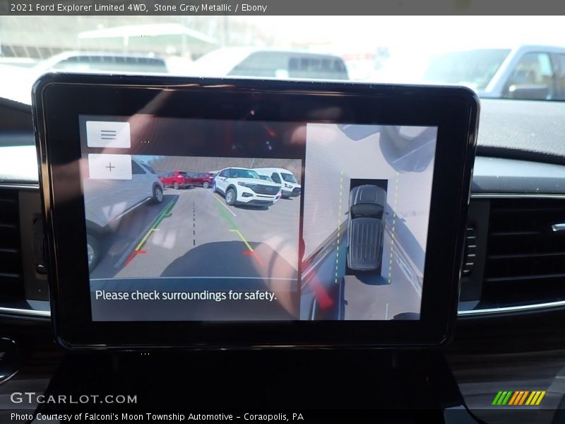 Stone Gray Metallic / Ebony 2021 Ford Explorer Limited 4WD