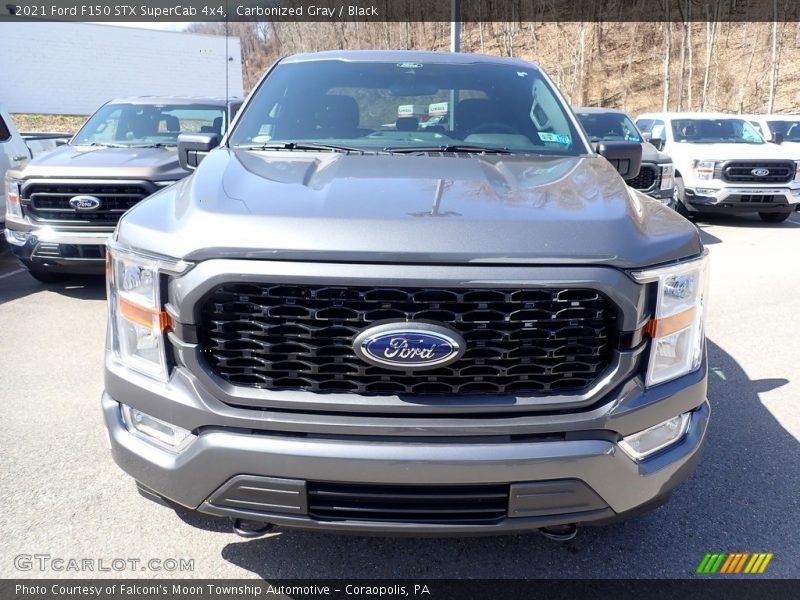 Carbonized Gray / Black 2021 Ford F150 STX SuperCab 4x4
