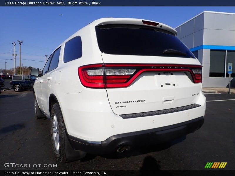 Bright White / Black 2014 Dodge Durango Limited AWD