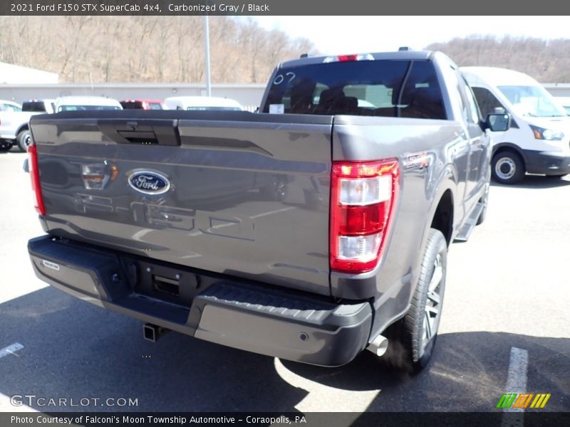 Carbonized Gray / Black 2021 Ford F150 STX SuperCab 4x4