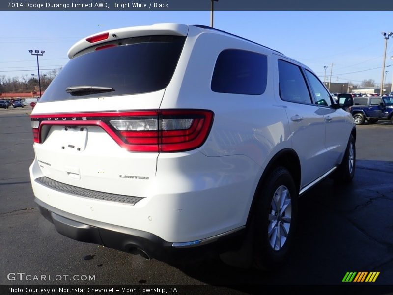 Bright White / Black 2014 Dodge Durango Limited AWD