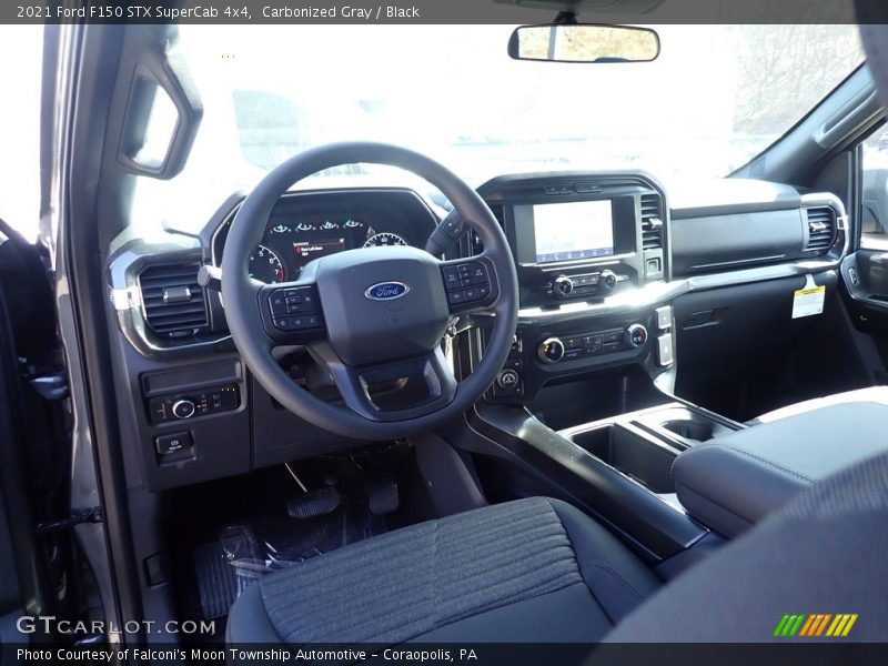Carbonized Gray / Black 2021 Ford F150 STX SuperCab 4x4