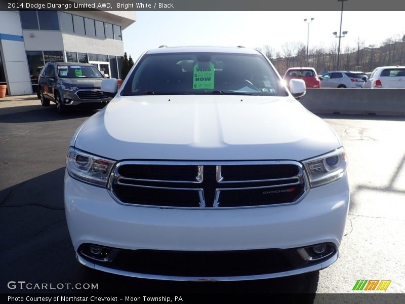 Bright White / Black 2014 Dodge Durango Limited AWD