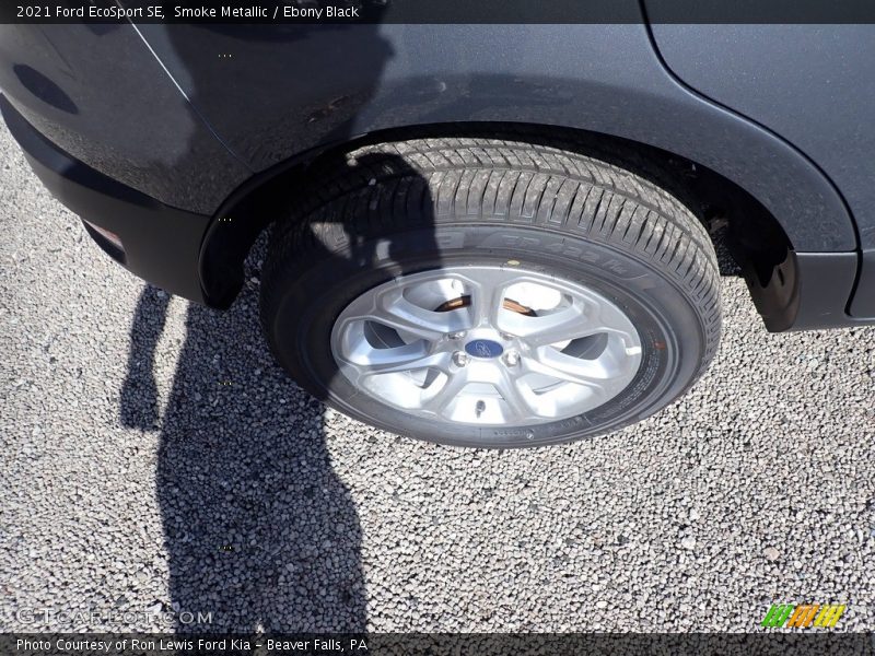 Smoke Metallic / Ebony Black 2021 Ford EcoSport SE
