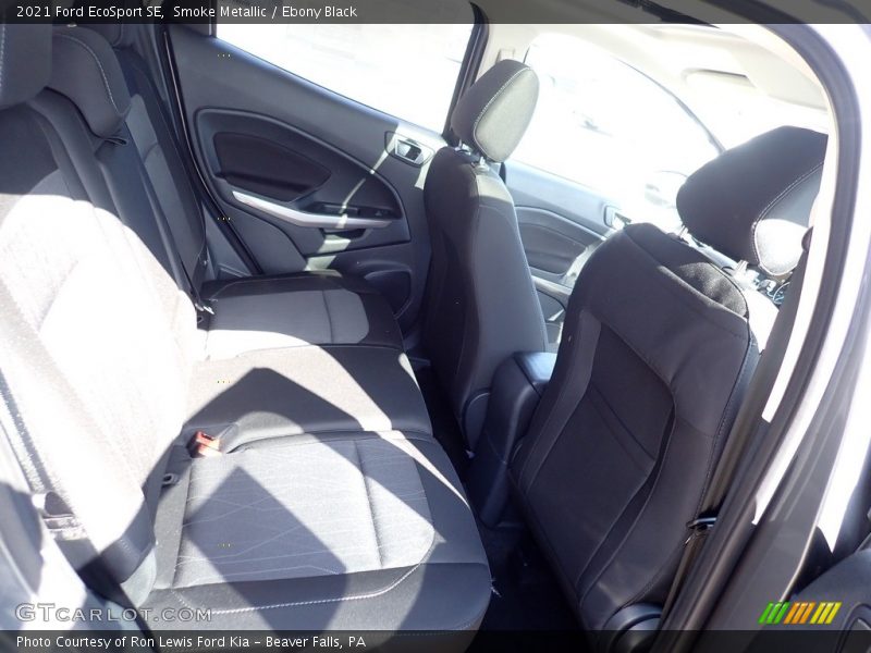 Smoke Metallic / Ebony Black 2021 Ford EcoSport SE