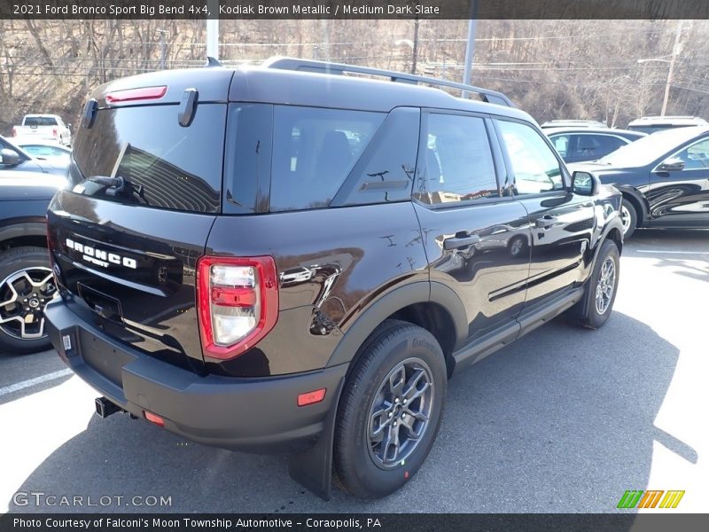 Kodiak Brown Metallic / Medium Dark Slate 2021 Ford Bronco Sport Big Bend 4x4