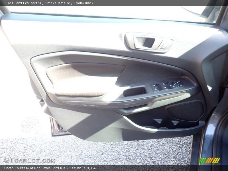 Smoke Metallic / Ebony Black 2021 Ford EcoSport SE