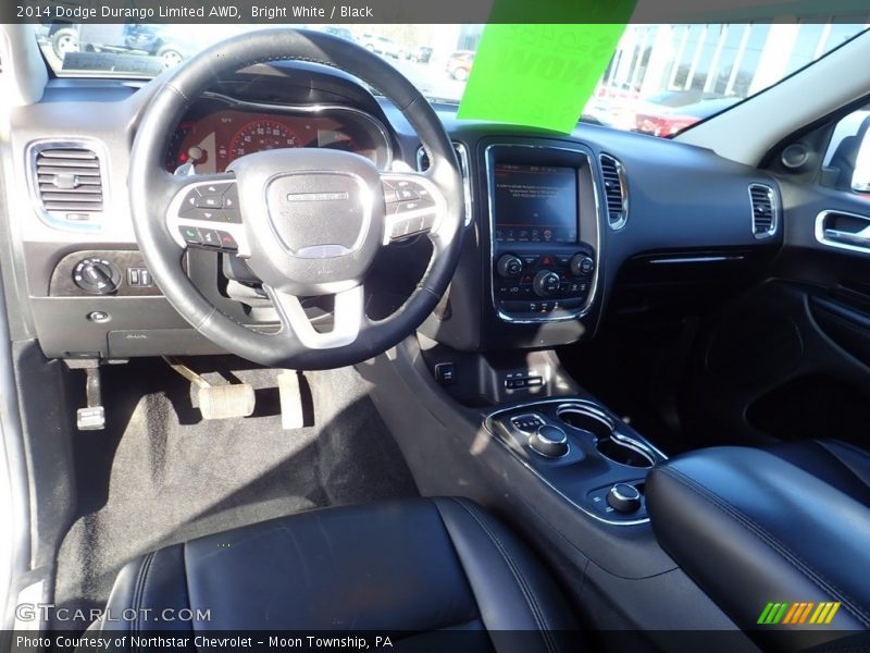 Bright White / Black 2014 Dodge Durango Limited AWD