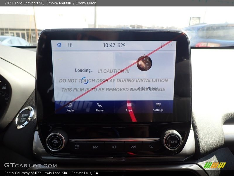 Smoke Metallic / Ebony Black 2021 Ford EcoSport SE